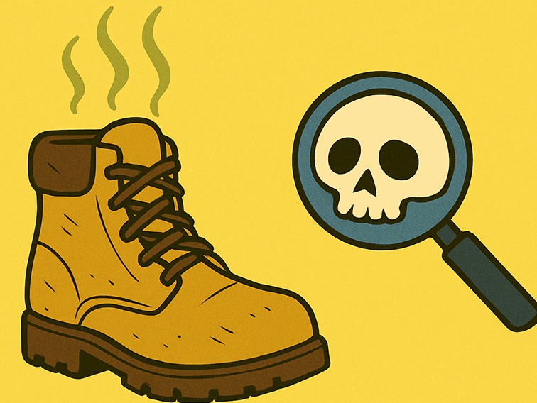 why your work boots smell like a dead animal, and other unsolved mysteries